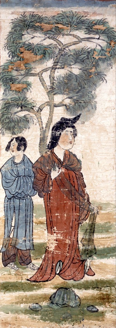 一棵树下的女士 作者 未知未知